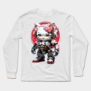 Hello Mecha Long Sleeve T-Shirt